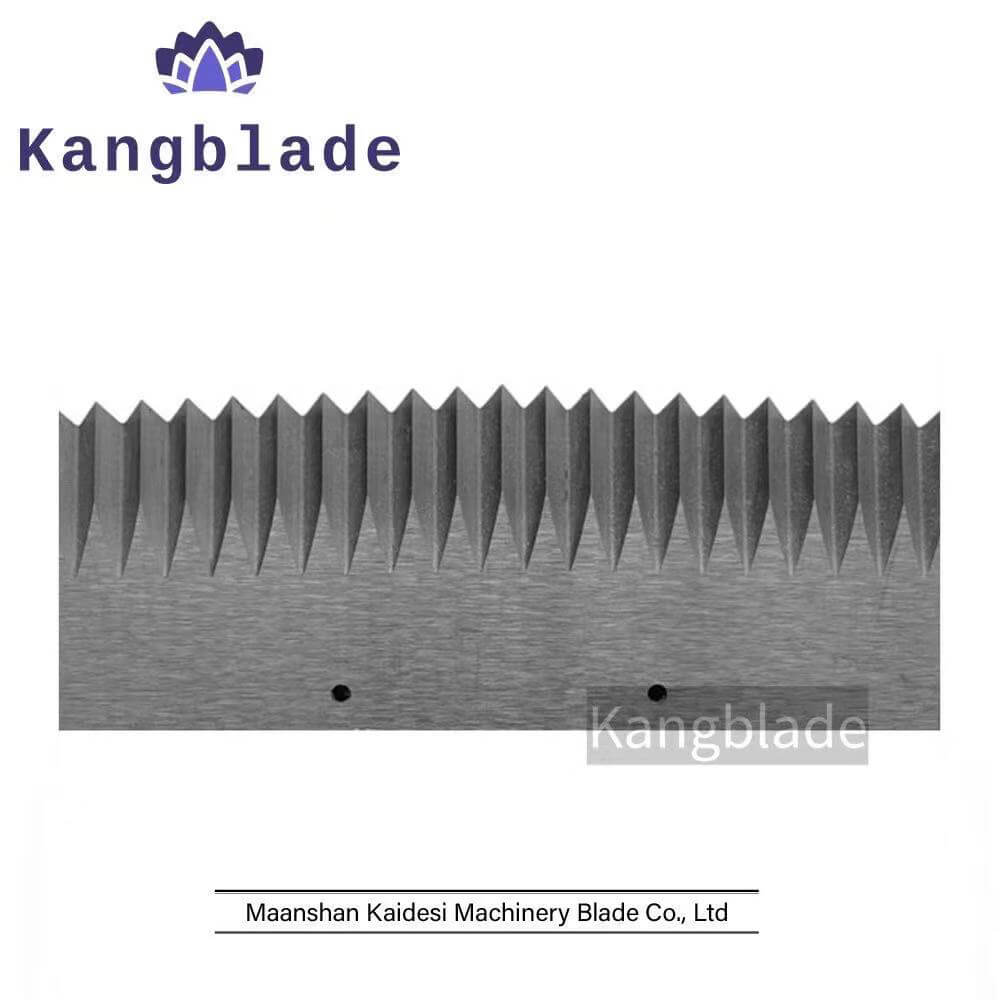 Zigzag blade/Cross-cutting/Food, plastic, packaging, paper, textile, film cutting blade
