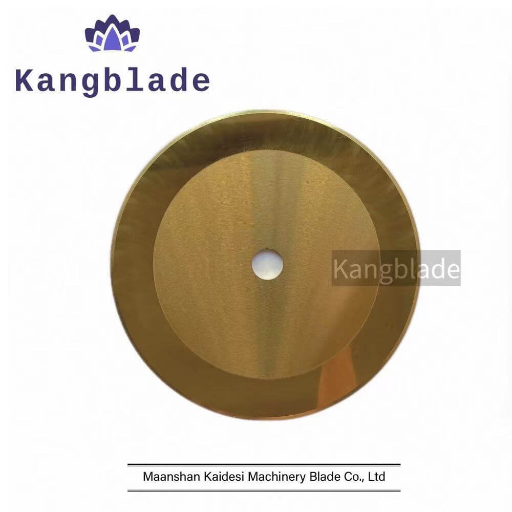 Log saw blade/Slitting/Food, fruits-vegetables, plastic, rubber, tire, belt, packaging, paper, textile, film, electronic component cutting blade