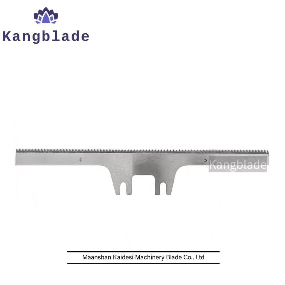 Perforierklinge/Zickzackklinge/Querschnitt/Lebensmittel-, Kunststoff-, Verpackungs-, Papier-, Textil-, Folienschneideklinge