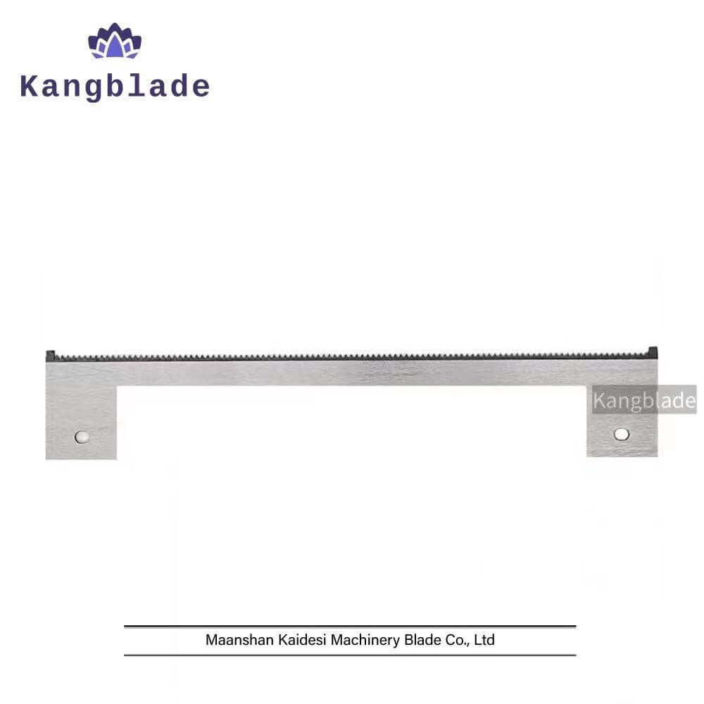 Perforierklinge/Zickzackklinge/Querschnitt/Lebensmittel-, Kunststoff-, Verpackungs-, Papier-, Textil-, Folienschneideklinge