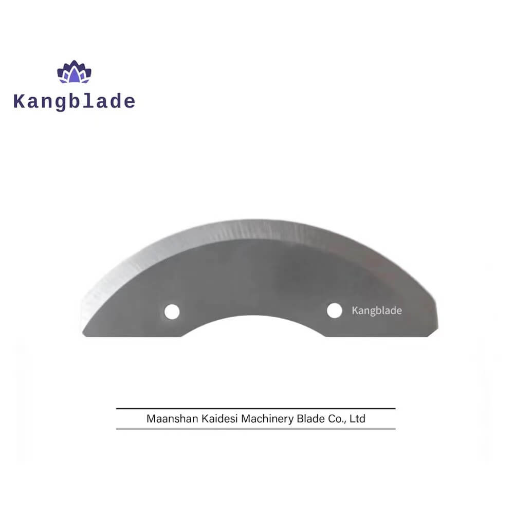 Curved blade/Slitting/Food, fruits-vegetables, plastic, rubber, packaging, paper, film cutting blade