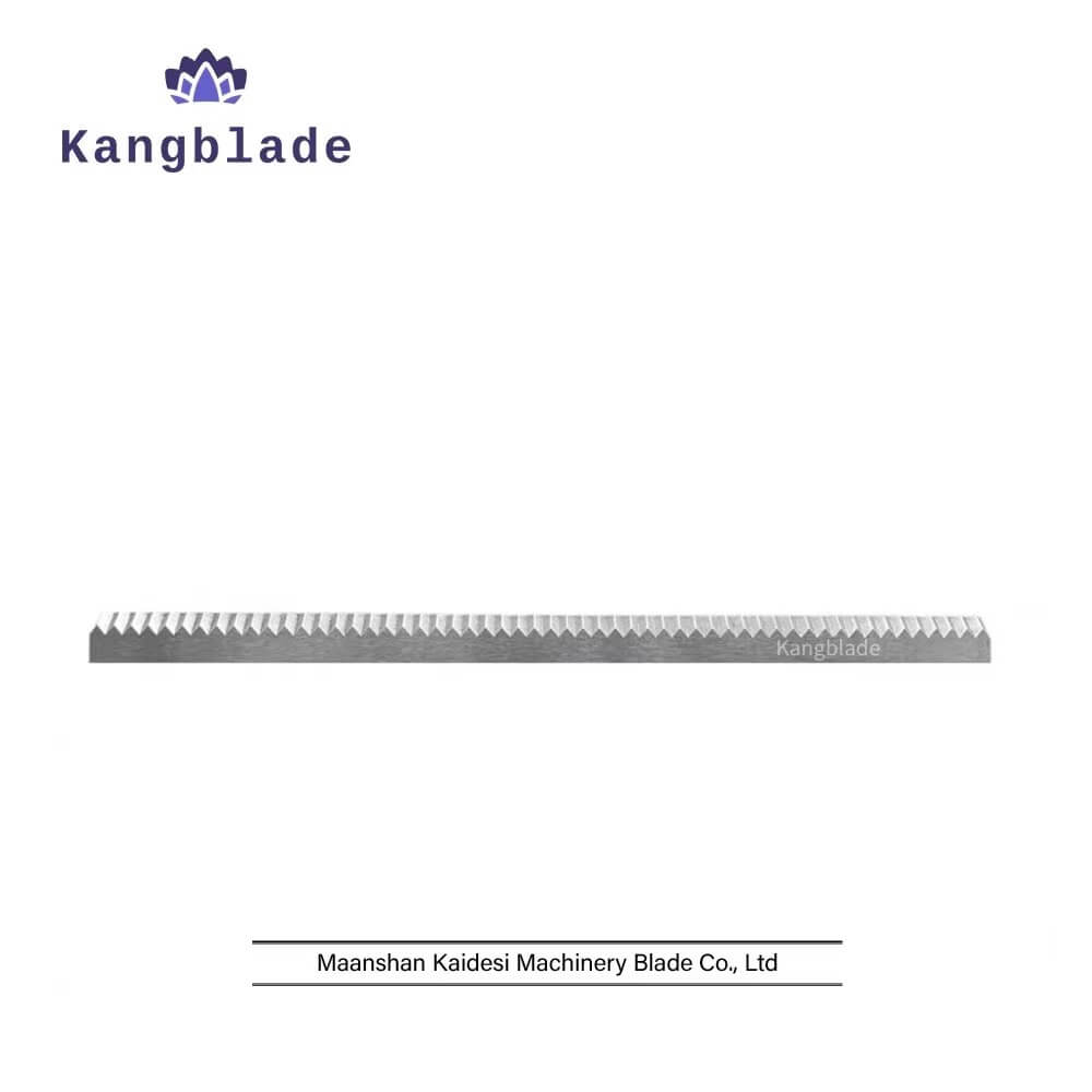 Zick-Zack-Klinge/Querschnitt/Lebensmittel-, Kunststoff-, Verpackungs-, Papier-, Folienschneidemesser